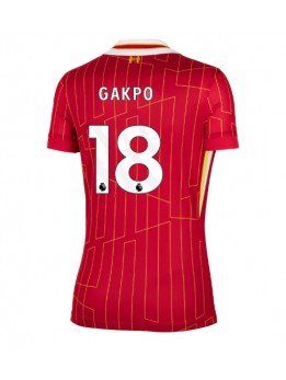 Liverpool Cody Gakpo #18 Zenski Domaci Dres 2024-25 Kratak Rukavima